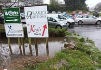 Tavistock car park flood repair