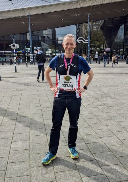 Tavistock Athletic Club runner Mark West ran a great race in the Rotterdam Marathon.