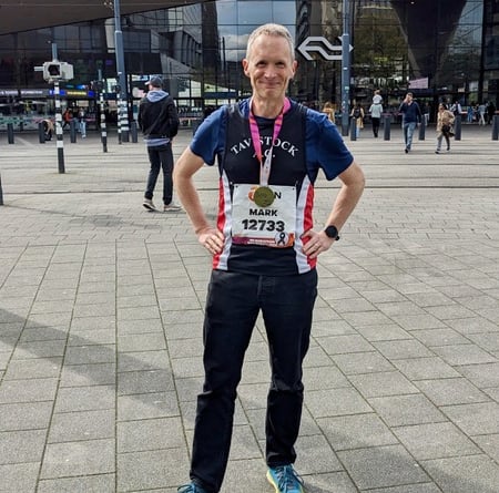 Tavistock Athletic Club runner Mark West ran a great race in the Rotterdam Marathon.