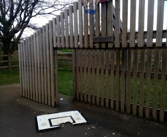 Yelverton play area vandalised again