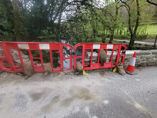Tavy bridge hit again