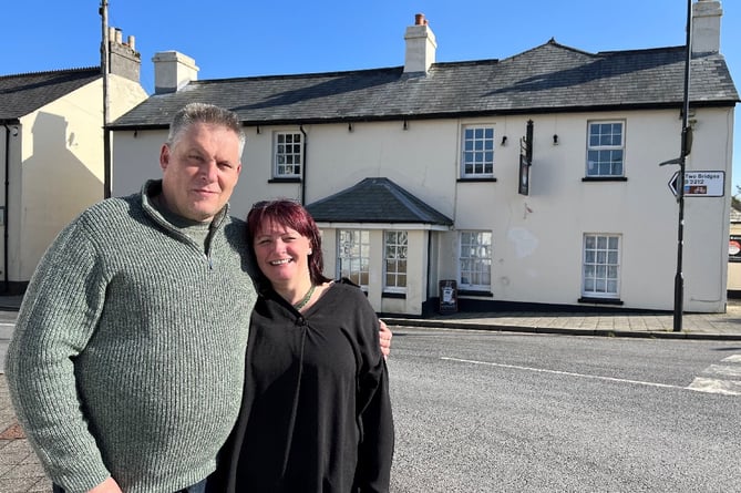 Nikki and Terry Hirst, of the Rambler's Rest B&B in Princetown, are due to be on Channel 4's 'Four in a Bed' reality show.