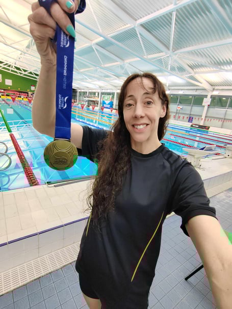 Sam Lake, double British Master's Champion.