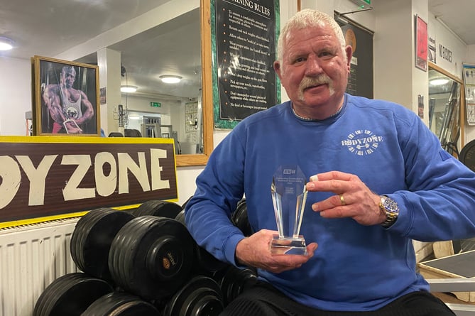 Body builder Chris Dykes has been honoured for his services to body building.