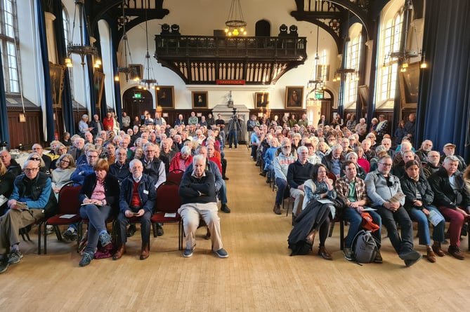 More than 200 people attended the public meeting about the planned rail link between Tavistock and Bere Alston held by Britain Remade and TavyRail.