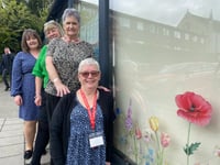 Tavistock charity's window makeover