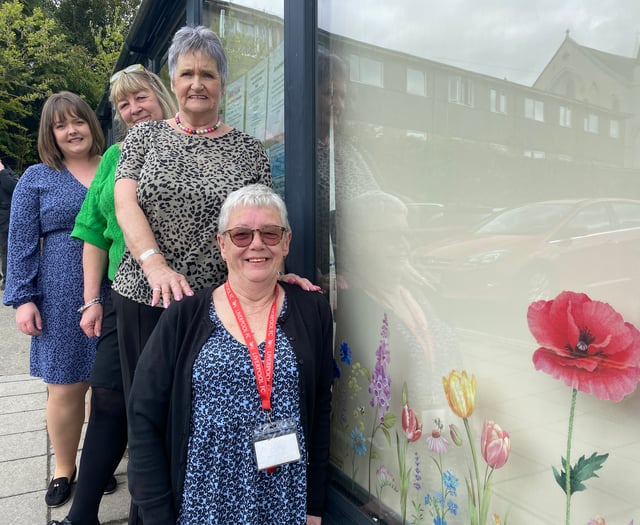 Tavistock charity's window makeover
