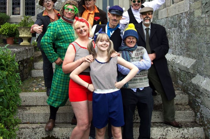 The cast of Wind in the Willows, the Tavistock Musical Theatre Production's last show