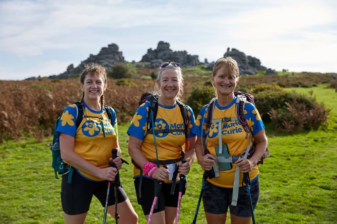 More spaces have been made availble for the Marie Curie's Dartmoor 13 Tor Trek