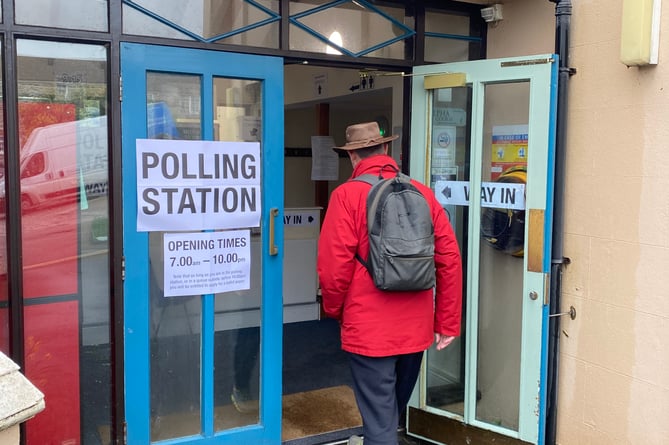 Voting is taking place today at Tavistock Methodist Church in the West Devon Borough Council election for the Tavistock North Ward.