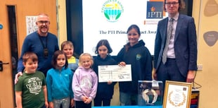 Calstock School presented with national award