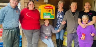 Life-saving defibrillator installed at Hatherleigh's Made-Well
