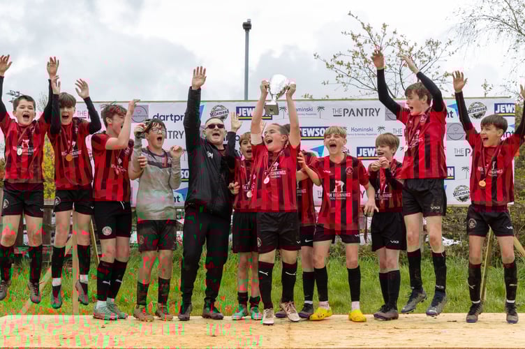 Mark Wickett tribute - winners Tavistock under13s