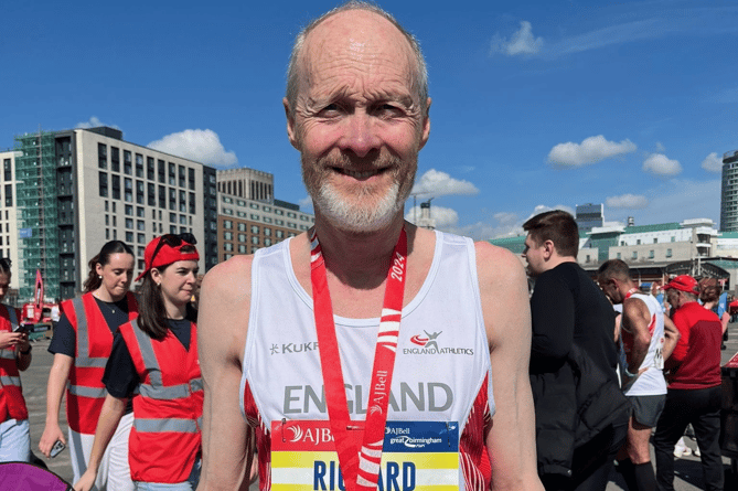 International hopeful Richard Drage of Tavistock Athletics