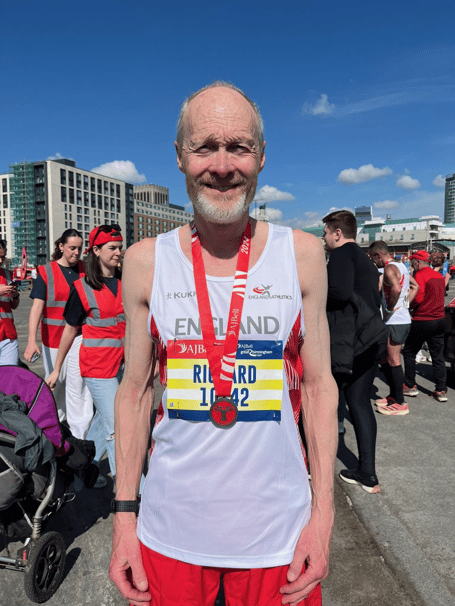 International hopeful Richard Drage of Tavistock Athletics