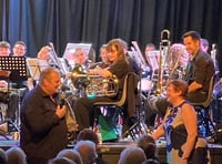 Tributes to brass band founder as he hangs up his baton after 20 years