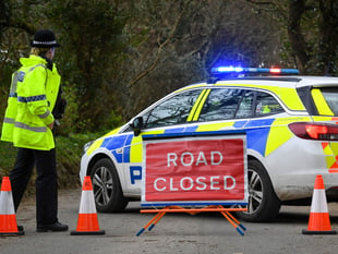 Traffic congestion warning on Roborough Down after crash
