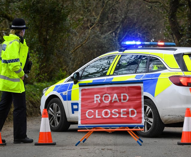 Traffic congestion warning on Roborough Down after crash