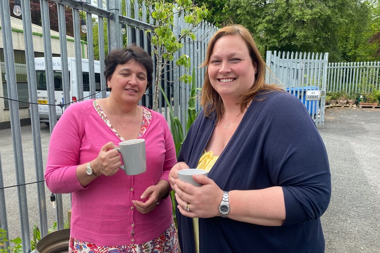 Janette and Sarah are offering mutual support to families with children needing extra attention. 