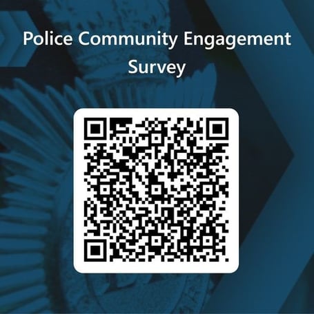 QR code for Police Community Engagement Survey