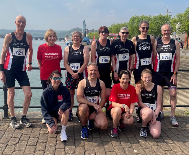 Tavistock Athletic Club pack in the races