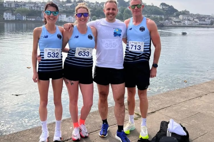 Run Fit Run Fast's team at the Bideford 10K