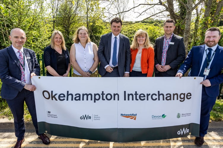 The unveiling of the station's name