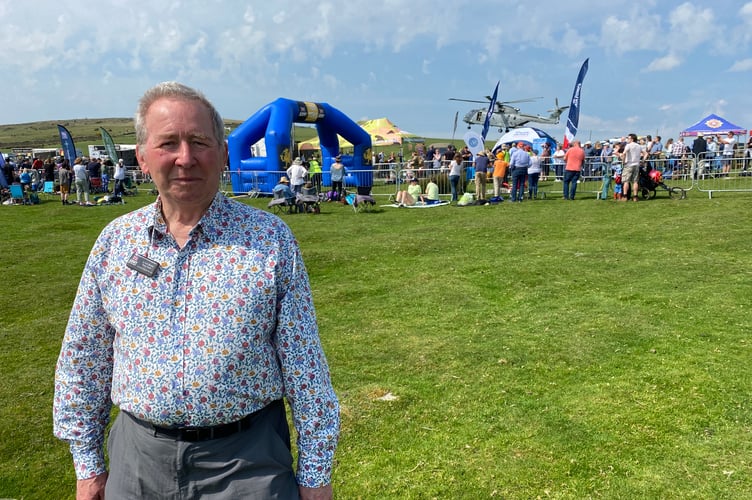 Lt Col Tony Clark at his last Ten Tors Challenge before retiring after more than 30 years involvement.