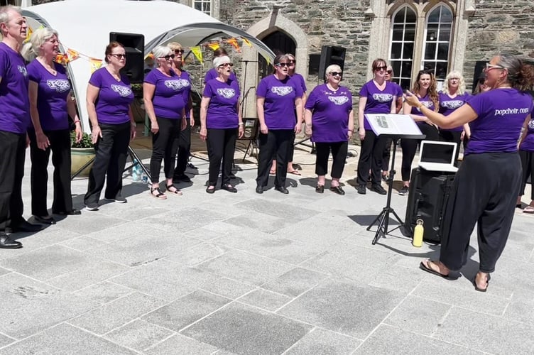 Launceston Popchoir live in Tavistock.