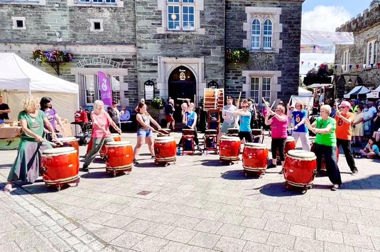 Tavi Fringe event - Taiko Drums in a previous year.