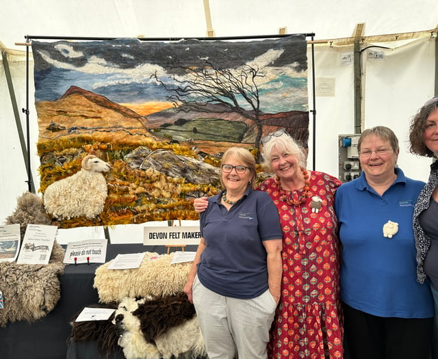 Feltmakers go for gold at Devon County Show