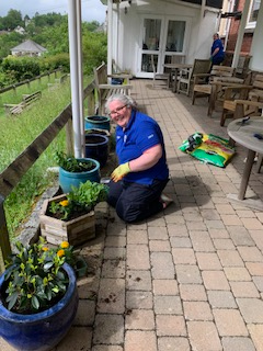 Hospital creates outside space for staff