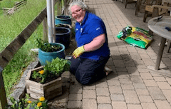 Hospital creates outside space for staff