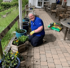 Hospital creates outside space for staff