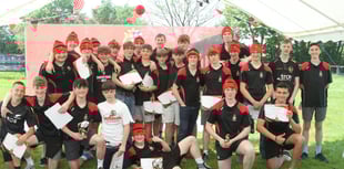 Awards night for junior rugby players