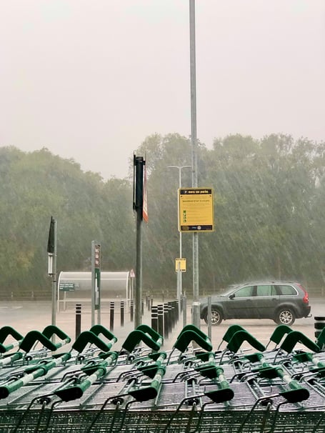 Heavy rain warning