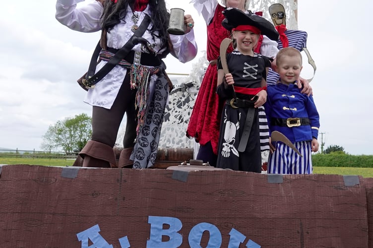 Bere Alston Bowling Club were Pirates of the Caribbean