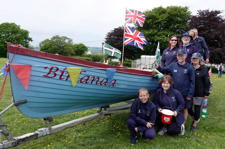 Tamar & Tavy Gig Club brought their boat along