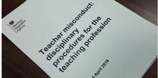 Groping teacher banned from classroom