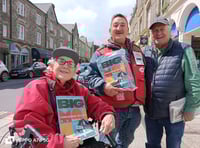 Big Issue seller leaves town