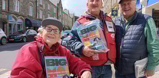 Big Issue seller leaves town