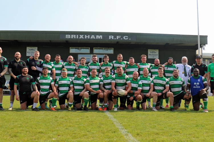 Tavistock's George Hillson is in the front-row, second from the left with the orange boots, in this Devon RFU picture