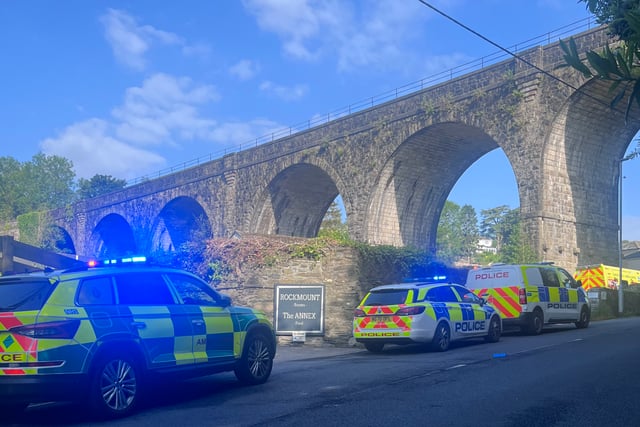 Emergency services attend Tavistock incident