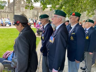 D-Day memorial service in Tavistock