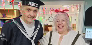 Nursing home's vintage party for D-Day