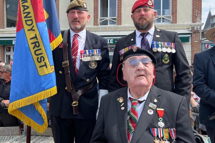 Callington D-Day veteran Richard Aldred remembers at Arromanches, Normandy 80 years on