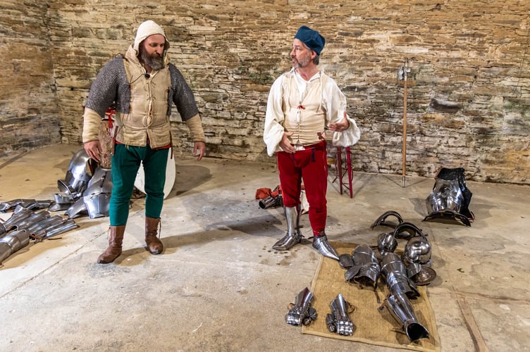 Families lived a Medieval day at Buckland Abbey's Father's Day event.