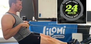 Man's gruelling 24 hour rowing challenge for charity