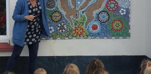Mosaic unveiled at village school