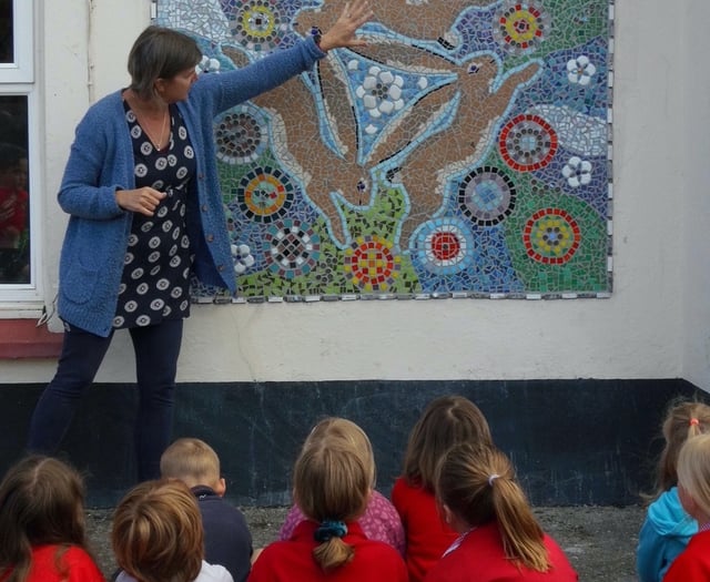 Mosaic unveiled at village school